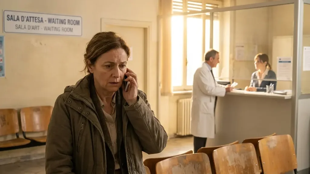 Personne contactant la plateforme d assistance depuis un hopital a l etranger