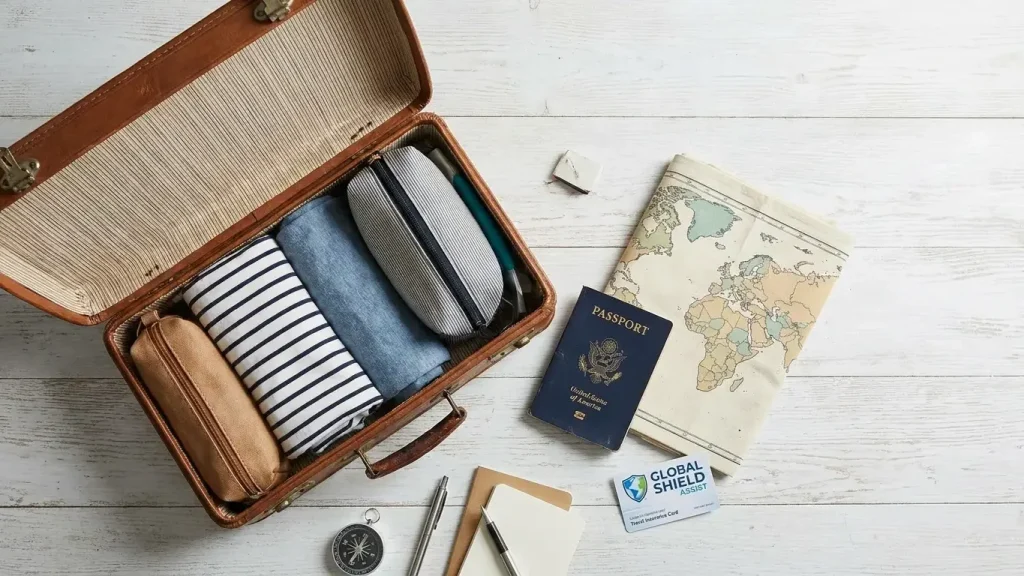 Passeport, valise et carte d assurance voyage pour anticiper un rapatriement